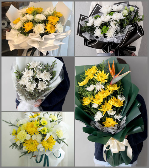广东江门市鹤山市宅梧镇靖村村白事花束代送